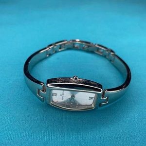 Anne Klein Women's 10-6739SVSV Dress Silver Dial Metal Bangle Bracelet Watch